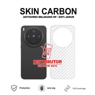 VIVO X300 VIVO X300 PRO VIVO X200 PRO SKIN CARBON TRANSPARENT ANTI-SCRATCH BACK VIVO X300 VIVO X300 