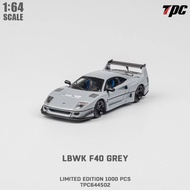 TPC 1:64 LBWK Ferrari F40 Wide Body Grey