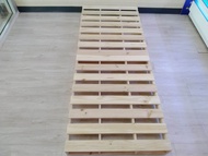 เตียงไม้สน ไม้พาเลท ขนาด 3 ฟุต 3.5 ฟุต 4 ฟุต 5 ฟุต 6 ฟุต ขัดพร้อมเคลือบเงา สินค้ามีหลายขนาดกรุณาอ่าน