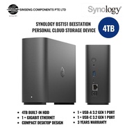 Synology BST151-4T BeeStation 4TB Personal Cloud Storage | 1GbE LAN | USB 3.2 Gen 1 | Private Cloud 