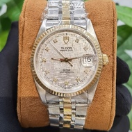 Prince Swiss Golden Men's Automatic Emperor Steering Gear 74033 Watch TUDOR Wrist Watch