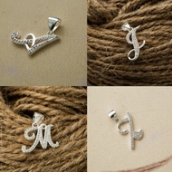 (starsilver online shop ) LETTER PENDANT Silver 92.5% Italy Silver silver