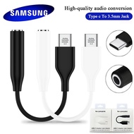 Usb Type C To 3.5mm Aux Adapter Type-c 3 5 Jack Audio Cable Original for Samsung Galaxy S21 Ultra S20 Note 20 10 Plus Tab S7 S7+--&amp;-