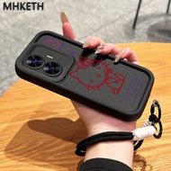 MHKETH Case For Realme C55 Narzo N55 Popular Strap Design Women's Mobile Phone