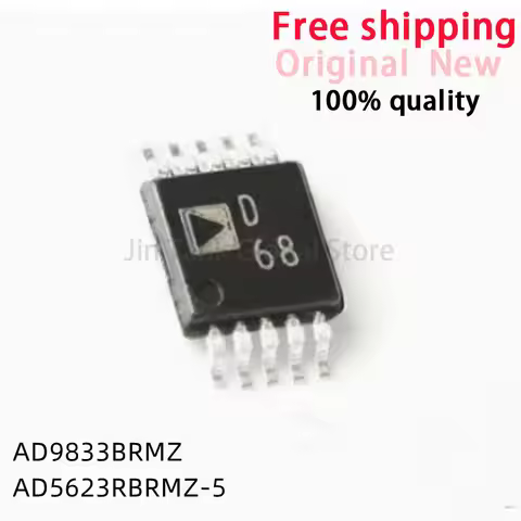 2Pcs AD9833 AD9833BRMZ D68 AD5623RBRMZ-5 MSOP-10 D86 IC in Stock Wholesale
