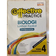 EFFECTIVE PRACTICE BIOLOGI DWIBAHASA TINGKATAN 4 KSSM