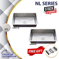 (Clearance Stock) NL SERIES UNDERMOUNT NANO GRAIN KITCHEN SINK KS6847-NL / KS8045-NL