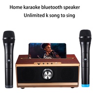 Q13 Family KTV High Power 30W+2*10W Speaker Bluetooth Wireless Speaker with Dual RF UHF Microphone K