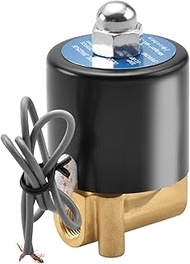 Heschen Brass Electric Solenoid Valve, 2W-025-06, PT1/8", DC12V, Direct Action Water Air, Normally C