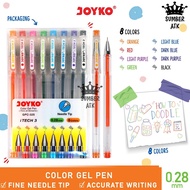 Wholesale.. Color Gel Pen Pen Pen GPC-325 iTech3 1set 8colors 0.28mm 02Q