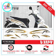 TEM XE VISION 2012 (TEM RỜI VISION) 17118 DÁN XE TRẮNG