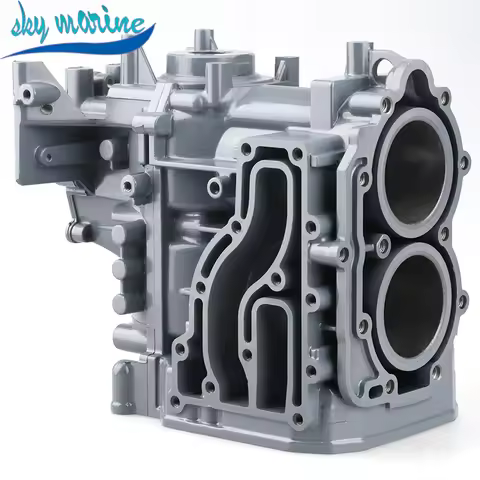 Crankcase Assy 6B4-15100 For Yamaha Outboard Motor 2 Stroke 9.9HP 15HP New Model 15D 9.9D Enduro Ser