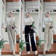 Haisista - Bhila Knit Culot by outfix Basic Softy Culot/ training culottes long pants/ Wanita