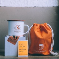 【贈束口袋+螢光貼】琺瑯露營杯 Alcohol Heals 350ml