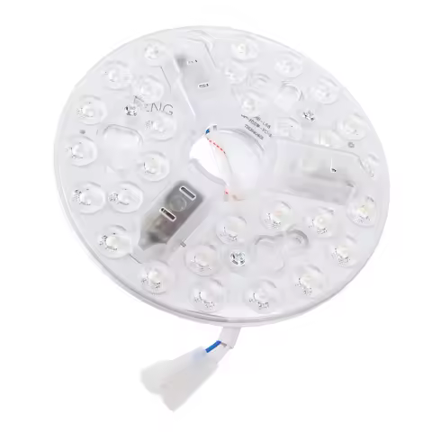 5.3 Inch Ceiling Fan LED Light 3 Color Temperatures Dimmable LED Retrofit Light Kit 95 to 265V 15 Wa