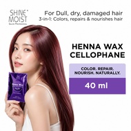 Shine Moist Henna Wax Cellophane Wax 40ml Hair Color Henna Hair Colour