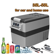 35L 45L 55L Car Refrigerator Mini Fridge Freezer Portable Compressor Cooler 12/24V DC 110-240V Ice B