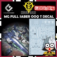 EVO DECAL MG FULL SABER 00 QAN[T] FLUORESCENT DECAL