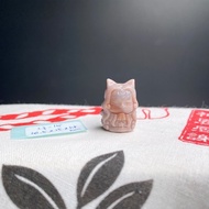 阿拉善 碧玉 九尾狐姬雕刻 DIY手鍊配件  神恩感謝 目標達成