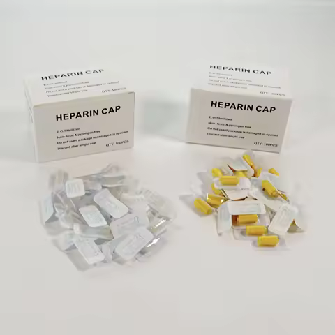 Heparin Cap IV Disposable Cannula Heparin Caps for Dog Cat Pet Veterinary Supplies