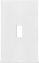 TG Mid-Size Screwless Toggle Light Switch Cover, Child Safe Switch Wall Plate, Medium Size 1-Gang 4.