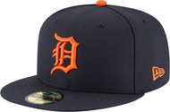 New Era 59Fifty Hat Detroit Tigers MLB Authentic Road Navy Blue Fitted Cap