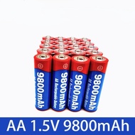 * /100% Original new AA rechargeable battery 1.5V 9800mAh.