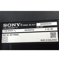 (BD167) SONY KLV-32BX320 LCD TV SPARE PART