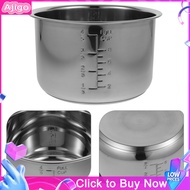 Ajigo Rice Cooker Pot Electric Supply Liner Stainless Steel Universal Inner Replacement Household