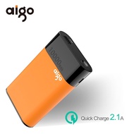 Aigo 10000mAh Mini Power Bank USB Portable Mobile Phone External Battery Charger Powerbank For iPhon