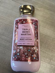 Bath and Body Works TRIPLE BERRY MARTINI Super Smooth Body Lotion 100% New