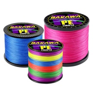 BAKAWA X12 300M 12 Strands Braided Fishing Line PE Line Long Lasting Braided Fishing Wire
