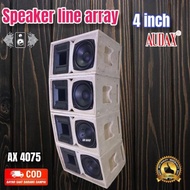 Line array Speaker 4 inch Audax ax 4075 dan Audax ax 4074