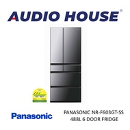 PANASONIC NR-F603GT-SS 488L 6 DOOR FRIDGE ***1 YEAR WARRANTY BY PANASONIC***