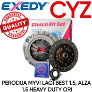 EXEDY Clutch Kit Set Perodua ALZA 1.5, MYVI 1.5 LAGI BEST (POK BZ190) 100% ORIGINAL RED BOX MALAYSIA