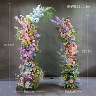 誠賣婚禮場地佈置 - 莫奈風格拱門和地花