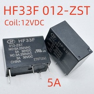 Brand New Original 5-Pin 5A Relay HF33F 005/012/024-ZS3/T/GF 33FC