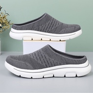 [39-48]lightweight Men Half shoes mesh Slip on Shoes Causal shoes for men