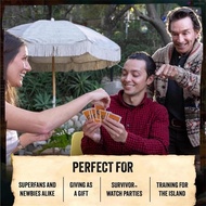 Survivor The Official Card Game Strategy Social Party Board Game For 8+ Players With Voting Box And 