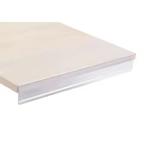 Moveable Pvc Glass Supermarket Warehouse Shelf Labels Frame Label Display Price Tag Holder Strip for