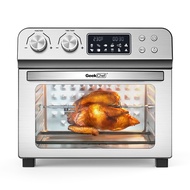 ∏☑◕16-in-1 Air Fryer Toaster Oven Combo, 12 Quart Countertop Convection Airfryer with Rotisserie and