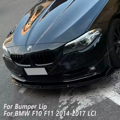 For Bmw F10 F11 LCI 3Pcs Front Bumper Lip Spoiler Splitter Diffuser 520i 520d 530i 530i 530d 535i 55
