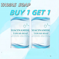 NIACINAMIDE TAWAS SOAP Gluta TAWAS Soap Greenika Tawas Soap Cleanses Skin Body Deorant Skin Lighteni