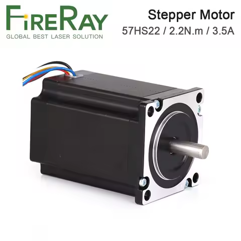 FireRay Leadshine 57HS22 Nema23 2Phase Stepper Motor 2.2N.m 3.5A 8-Leader for 3D Printer Co2 Laser C