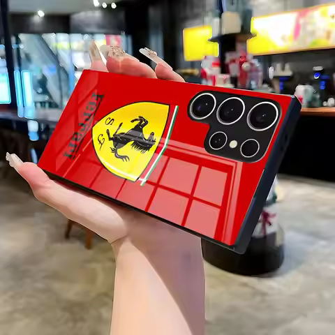 Sportcar F-FerrariES-ES Phone Case For Samsung S26 S25 Edge Ultra 24 23 22 21 Ultra Plus Fe A55 56 1