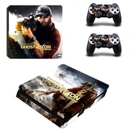 PS4 Slim Skin Sticker Decals Tom Clancy s Ghost Recon: Wildlands for PlayStation4 Slim Console and 2