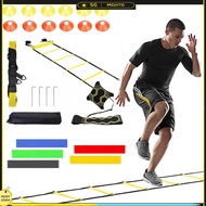 Agility Ladder Speed Training Equipment Set with 20ft Agility Ladder 12 Soccer Cones for Soccer Foot