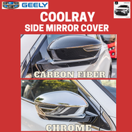 GEELY COOLRAY Side Mirror Cover Carbon Fiber & Chrome Garnish Coolray Accessories