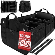 120L/65L Large Capacity Car Trunk Organizer, Multi-Compartment Storage Box, Easy Installation, Unive