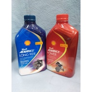 BUY 1 FREE 1 CAP [100% ORIGINAL] SHELL Long Ride 10W-40 4T & Power 15W-50T Fully Synthetic Motorcycl